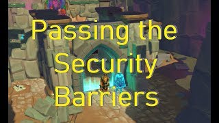 Runescape 3 Archaeology Passing the Maximum amp Security Barriers in Kharidet [upl. by Zosi]