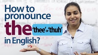 How to Pronounce quotthequot in English  English Pronunciation amp Grammar lesson [upl. by Arreyt]