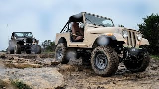 Jeep CJ7 Offroad  Marble Falls 2015 [upl. by Buschi]