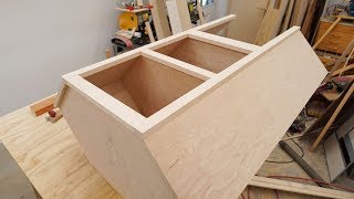 Making A Corner Cabinet  Kitchen Cabinet [upl. by Suilienroc]