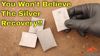 Smelting Pure Silver From Industrial Scrap [upl. by Magill]