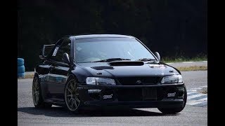 Subaru Impreza 22B sound drift amp launch compilation [upl. by Lovich]