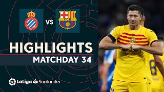 Resumen de RCD Espanyol vs FC Barcelona 24 [upl. by Erna]