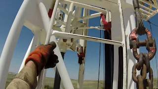 Workover Rig  GoPro Footage [upl. by Lundt601]