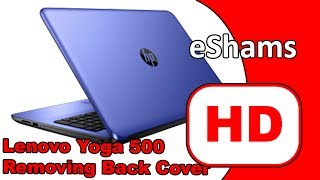 HP NoteBook 15 Removing Back Cover [upl. by Norraj]