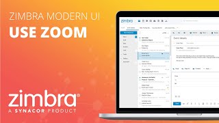 Zimbra Modern UI Demo  Use Zoom [upl. by Asiak]