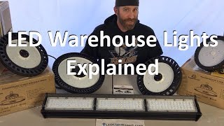 LED Warehouse Lights Explained  Buyers Guide on Warehouse LED Lighting amp LED High Bay Light [upl. by Broeker]