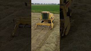 New Holland Clayson 8050 😎 Grass seed harvest farming tractor agro FlyingPixelsPhotography [upl. by Laekim]