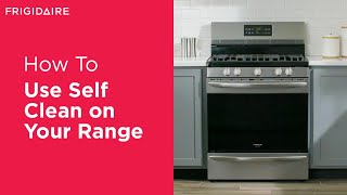 How To Use Self Clean On Your Range [upl. by Silin]