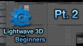 Lightwave 3D for Beginners  Pt 2  Modeling Fundamentals Primitives Numeric and SubDs [upl. by Etnoel]