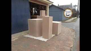 How To Make A DIY Art Display Pedestal Part 1 [upl. by Shanda461]