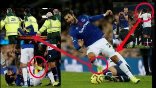 Andre Gomes injury Vs Totenham Hotspur [upl. by Ennaecarg553]