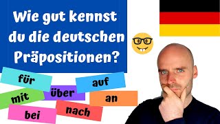 Verben  Präpositionen  A2 B1 B2  Learn German  Deutsch lernen [upl. by Consolata]