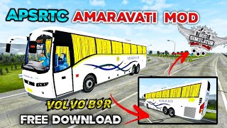 APSRTC AMARAVATI BUS MOD HOW TO DOWNLOAD FOR BUSSID IN TELUGU [upl. by Ethel579]