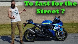 2017 Suzuki GSXR 600 Test Drive [upl. by Ambler]