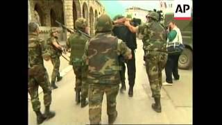 YUGOSLAVIA KOSOVO PEC KLA SOLDIER ARRESTED [upl. by Wilburt190]