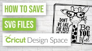 🥰 How to Create SVG Files in Cricut Design Space [upl. by Diley]