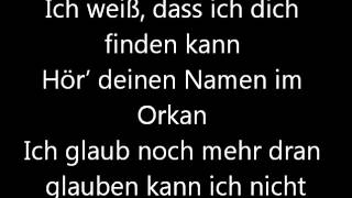 Tokio Hotel  Durch den Monsun LYRICS  ORGINAL SONG [upl. by Aicenra]