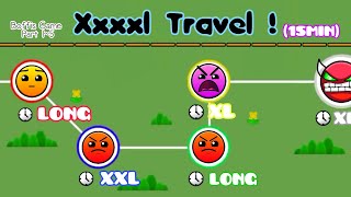 XXXXL TRAVEL 15Min With 5 Stages  Geometry Dash 21  Boffis Game All Part 15  Boffis123 [upl. by Lrigybab]