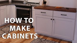 How to Make DIY Kitchen Cabinets [upl. by Pump]