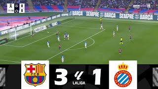 FC Barcelona vs RCD Espanyol 31  LaLiga 202425  Match Highlights [upl. by Helfand]