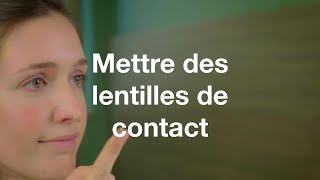 Comment mettre et enlever vos lentilles   COF [upl. by Rico2]