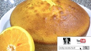 PAN DE NARANJA  VickyRecetaFacil [upl. by Selrac984]