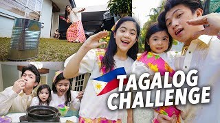 SPEAKING TAGALOG VLOG CHALLENGE  Ranz and Niana [upl. by Idarb]