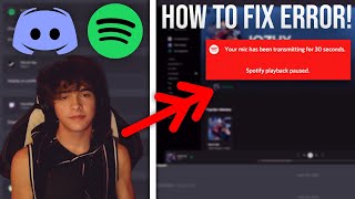 HOW TO FIX DISCORD PAUSING SPOTIFY GLITCH EASY [upl. by Ennaharas]