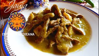 Bistec en Salsa Verde con Papas [upl. by Bui]