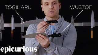 Knifemaker Explains The Difference Between Chefs Knives  Epicurious [upl. by Trent19]