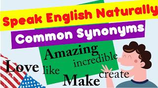 Lesson 5 101 Common Synonyms Words in English [upl. by Sibley334]