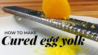 How to make cured egg yolks [upl. by Noemad470]