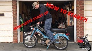 Motobecane Mobylette Start Up  How To [upl. by Adnawt]