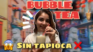 COMO HACER TÉ DE BURBUJASBUBBLE TEA BOBA MILK TEA 🧋 SIN TAPIOCA❌ ISIS G [upl. by Noid]