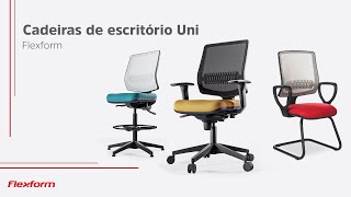 Cadeiras de escritório Uni  Flexform [upl. by Inaja]