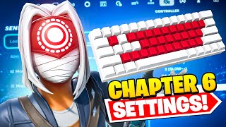 BEST Chapter 6 PC Keyboard amp Mouse Settings Sensitivity  Keybinds In Fortnite [upl. by Arahsal]