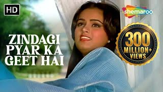 Zindagi Pyar Ka Geet Hai  Lata M  Rajesh Khanna  Souten  HD [upl. by Aynatal]