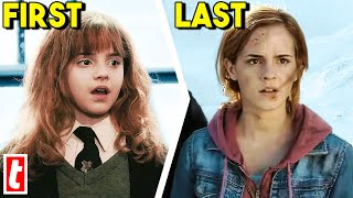 Harry Potter Actors Saying Their First And Last Lines [upl. by Ax]