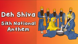 Deh Shiva  Sikh National Anthem  Khalsa Junior [upl. by Erihppas]