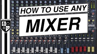 How To Use a Mixer for Live Sound amp Studio Recording [upl. by Sayette]