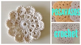 Posavasos a crochet paso a paso [upl. by Ferris]