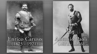 Enrico Caruso VS Antonio Paoli  comparison [upl. by Akimas]