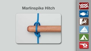 Marlinspike Hitch  How to Tie the Marlinspike Hitch [upl. by Relyuhcs]