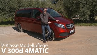 2019 MercedesBenz V 300d 4MATIC Fahrbericht  Motorempfehlung und Neue Luxussitze  Autophorie [upl. by Ojyram]