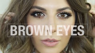 Makeup Tutorial For Brown Eyes  S1 EP8 [upl. by Hnamik]