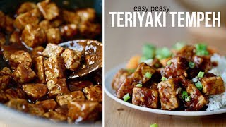 Insanely Easy Teriyaki Tempeh Recipe packed with protein amp flavor [upl. by Philine306]