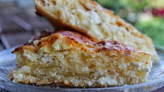 Η πιο τραγανή και εύκολη τυρόπιτα  The best greek  feta pie [upl. by Ehrenberg]