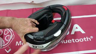 SCHUBERTH C4 SENA SC1 Install [upl. by Natalina123]