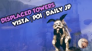 GW2 Jahai Bluffs Displaced Towers Vista  POI  Map Daily Jumping Puzzle [upl. by Rieth]